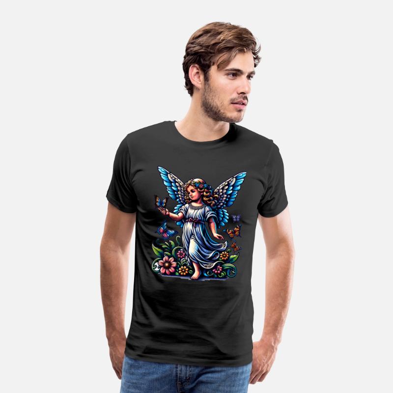 Whimsical Angel and Butterflies – Vintage Fantasy