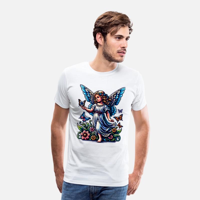 Whimsical Angel and Butterflies – Vintage Fantasy