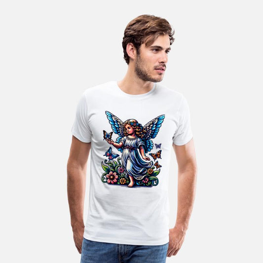 Whimsical Angel and Butterflies – Vintage Fantasy