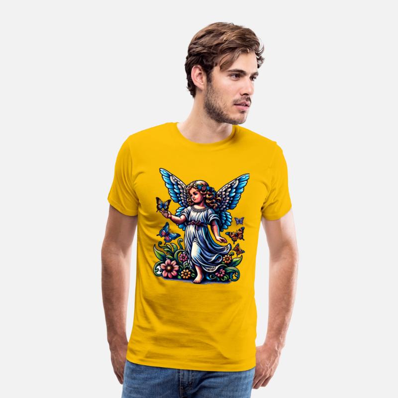 Whimsical Angel and Butterflies – Vintage Fantasy