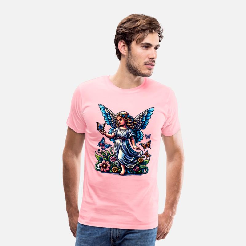 Whimsical Angel and Butterflies – Vintage Fantasy