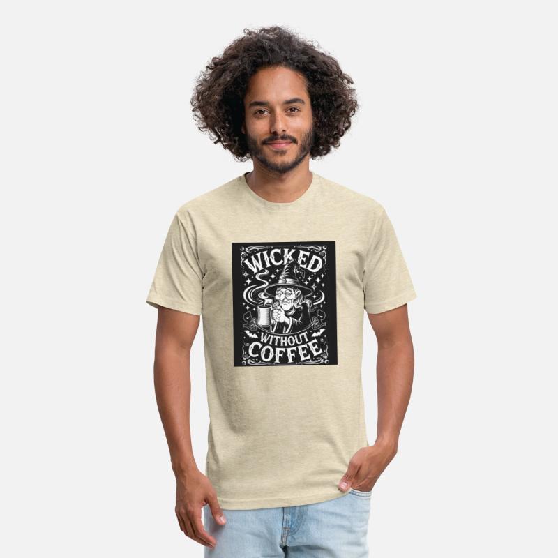 Wicked Without Coffee Sleepy Witch Vintage Hallow