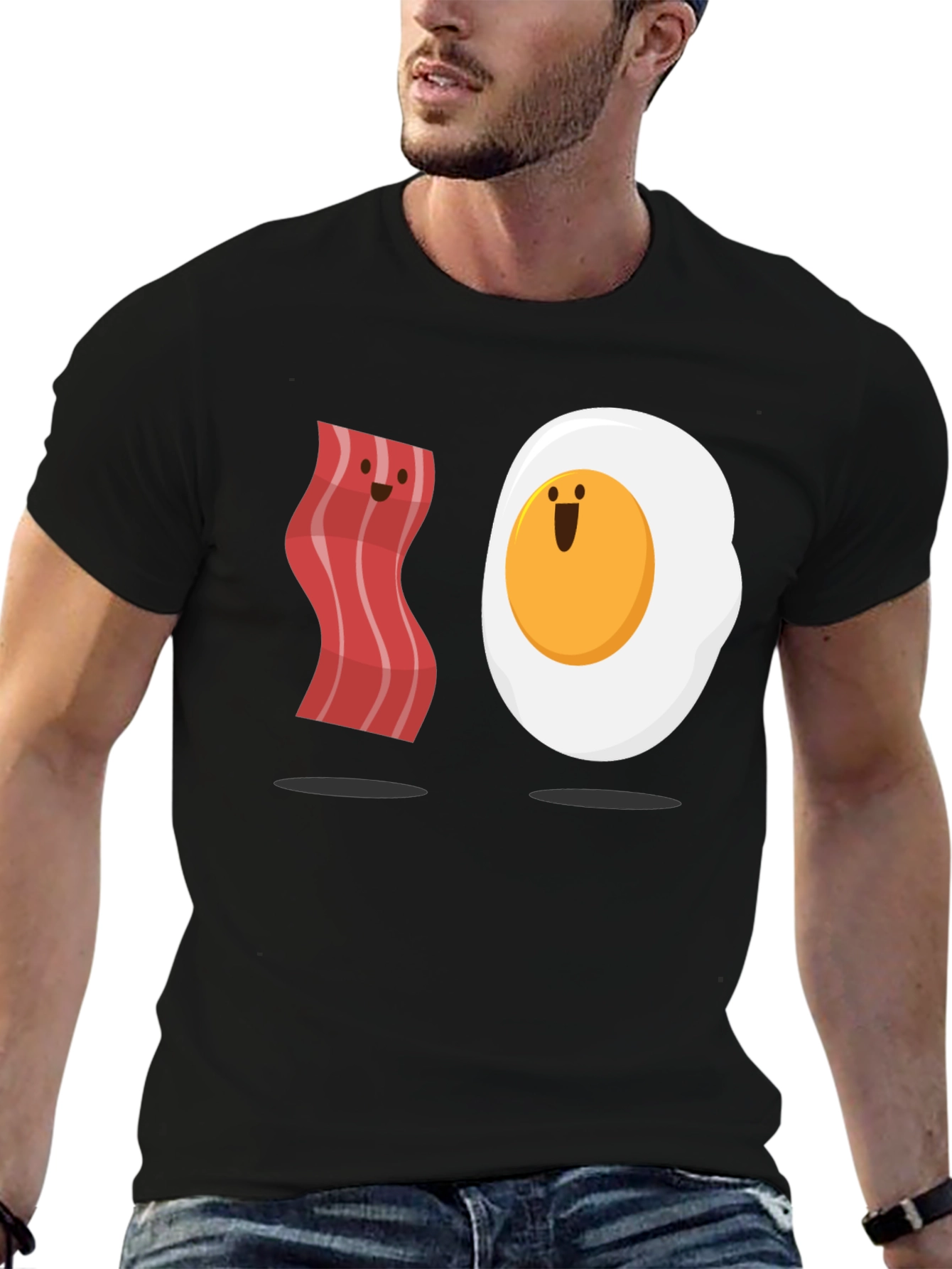Bacon and Egg Funny Matching T-Shirt