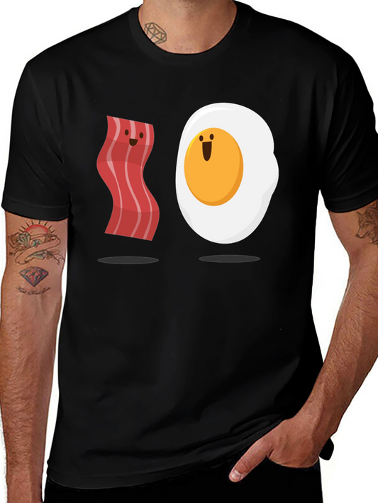 Bacon and Egg Funny Matching T-Shirt