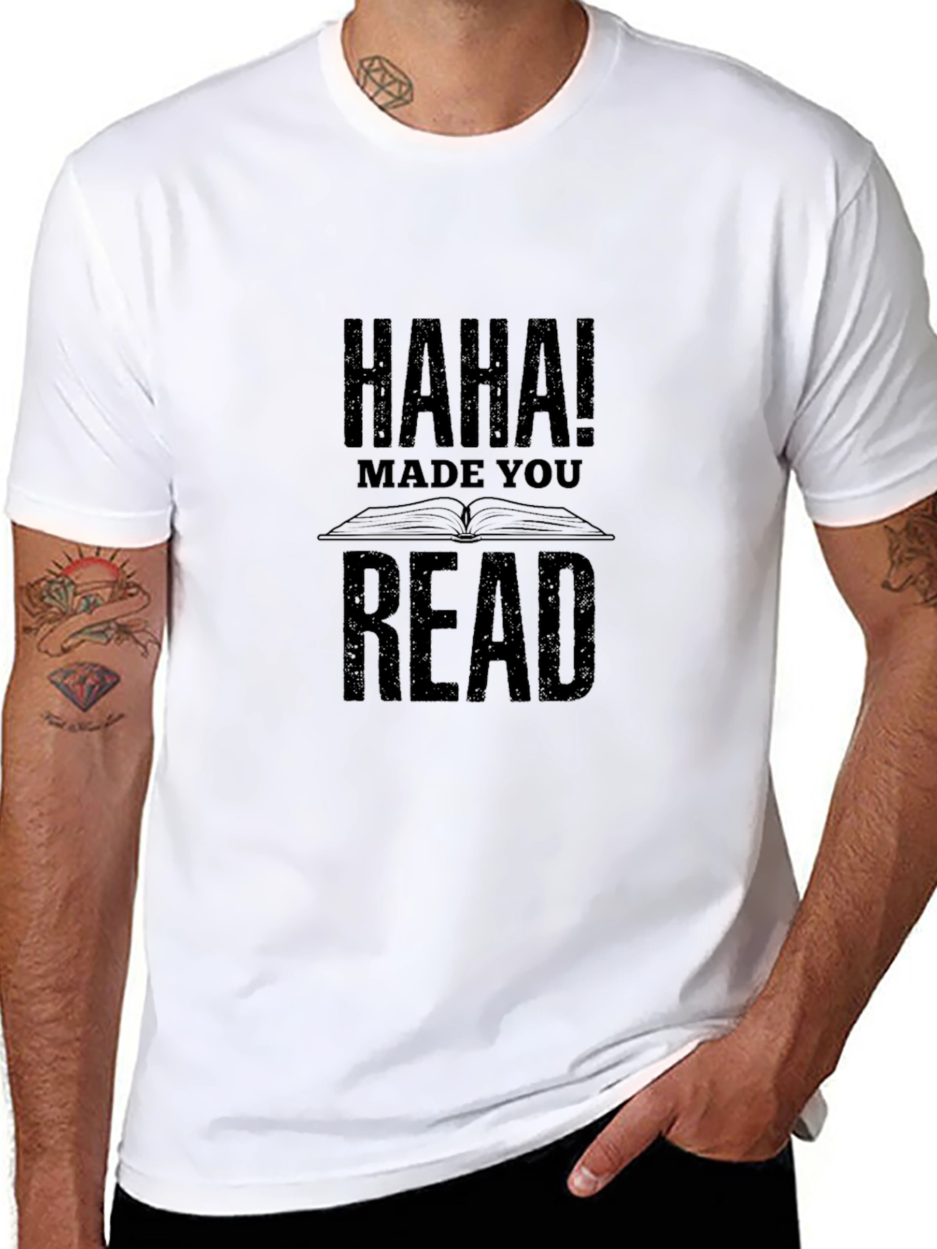 Haha! Made You Read Graphic Novelty Tee