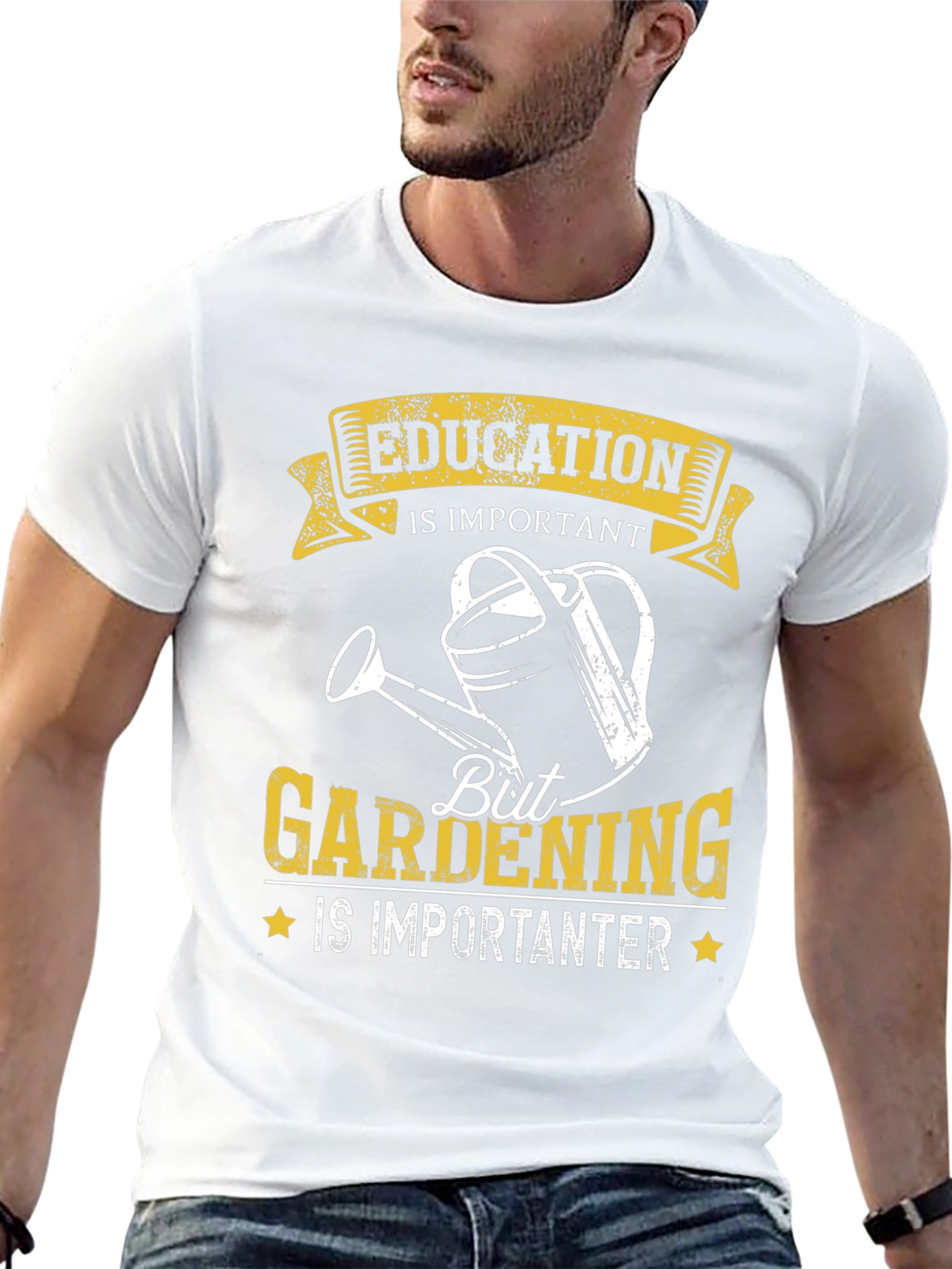 Gardening is Importanter T-Shirt - Funny Gardener Tee