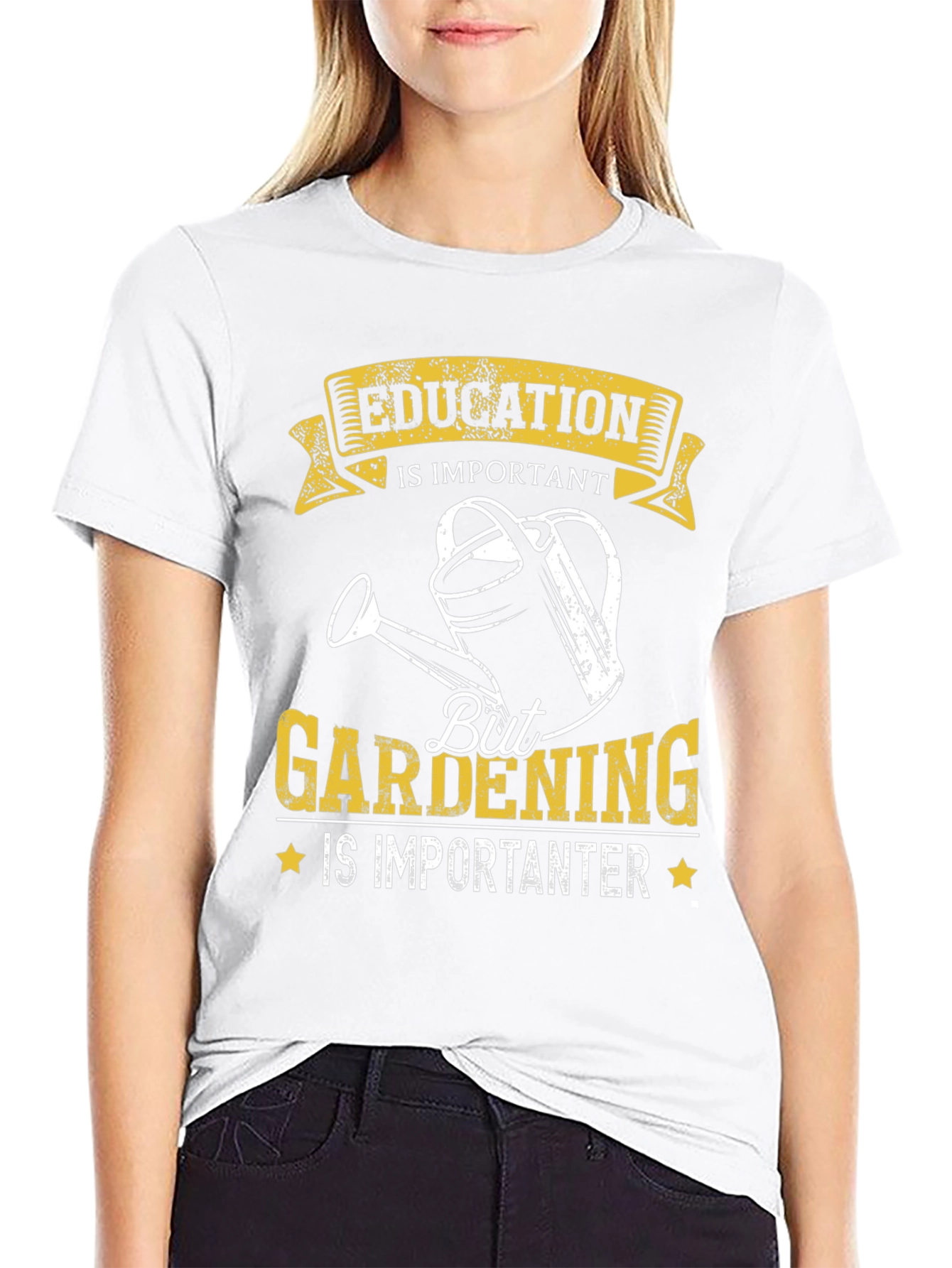 Gardening is Importanter T-Shirt - Funny Gardener Tee