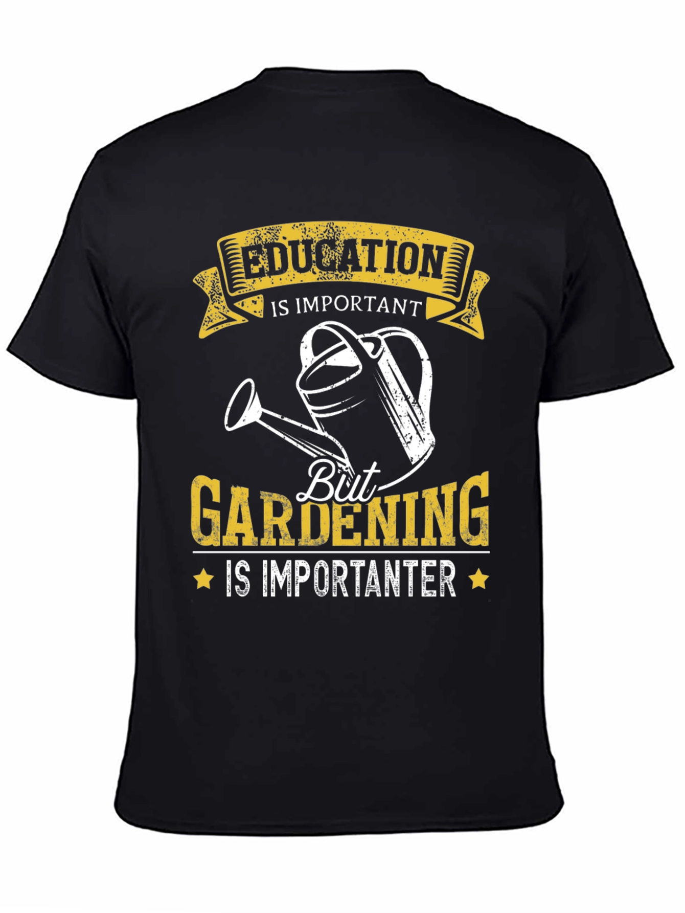 Gardening is Importanter T-Shirt - Funny Gardener Tee