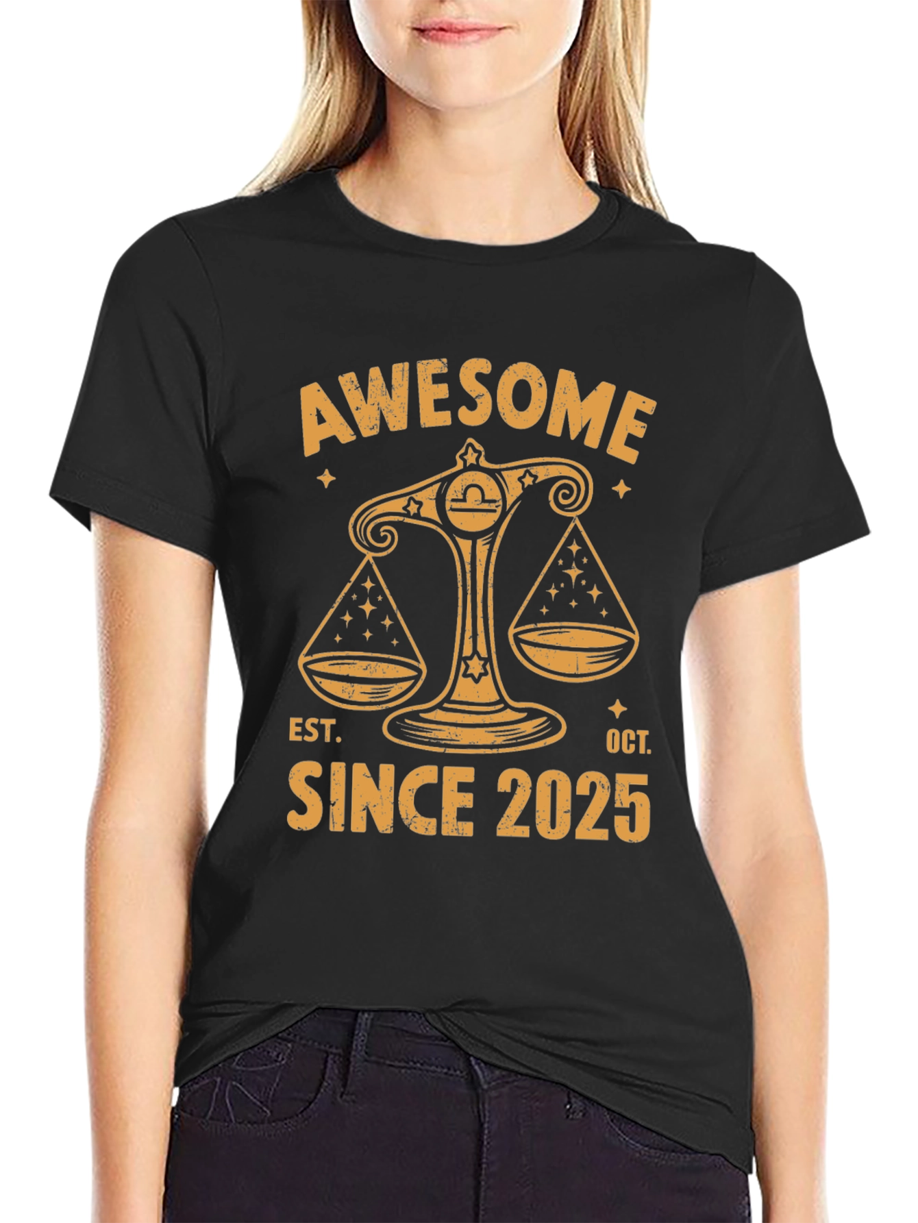 Awesome Libra Since 2025 T-Shirt