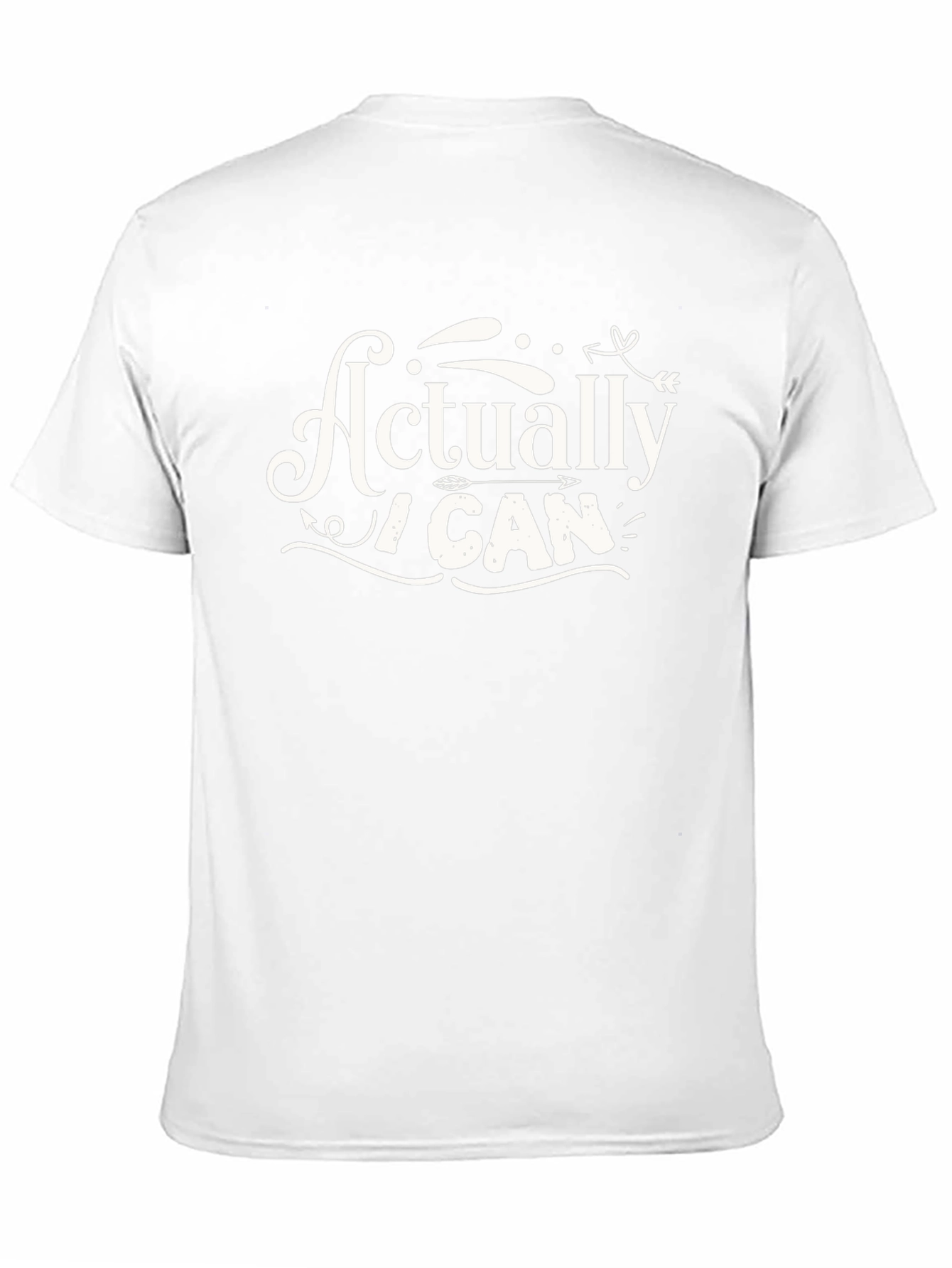 Actually I Can Graphic Tee - Black