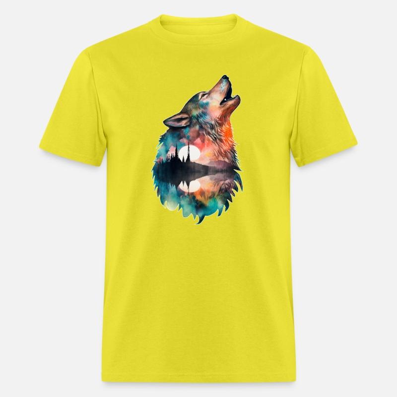 Wolf Watercolor Forest Mystic Animal Wild Animal