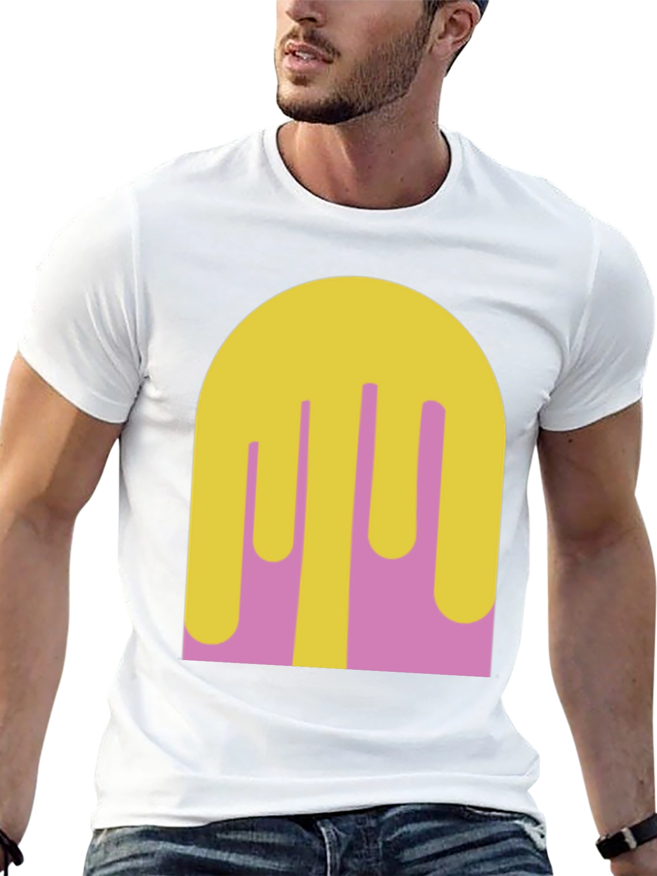 Abstract Drip Art Tee - Modern Graphic Print