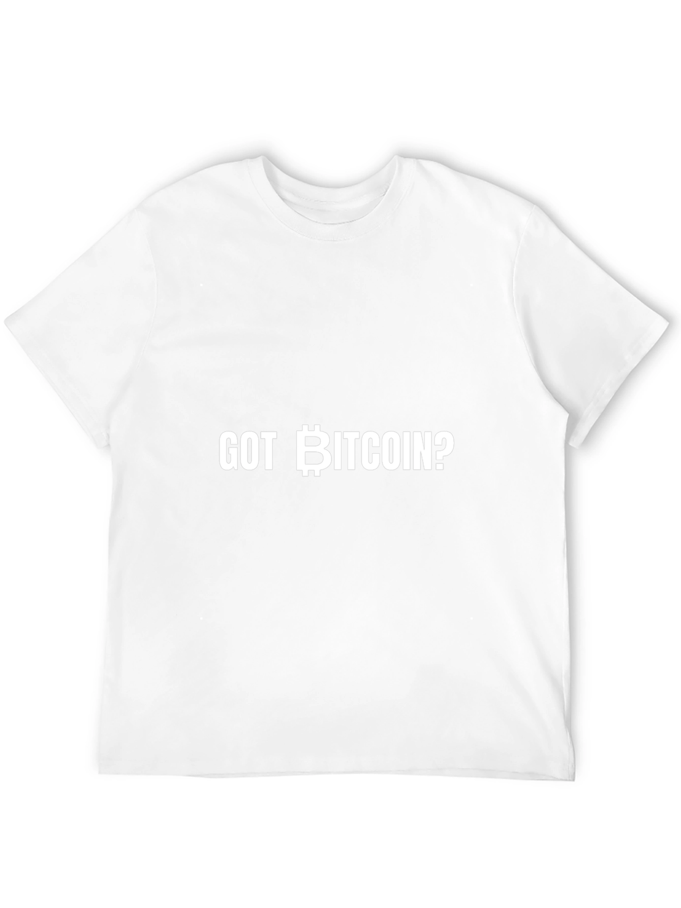 Got Bitcoin? Crypto Tee - Black Cotton Blend