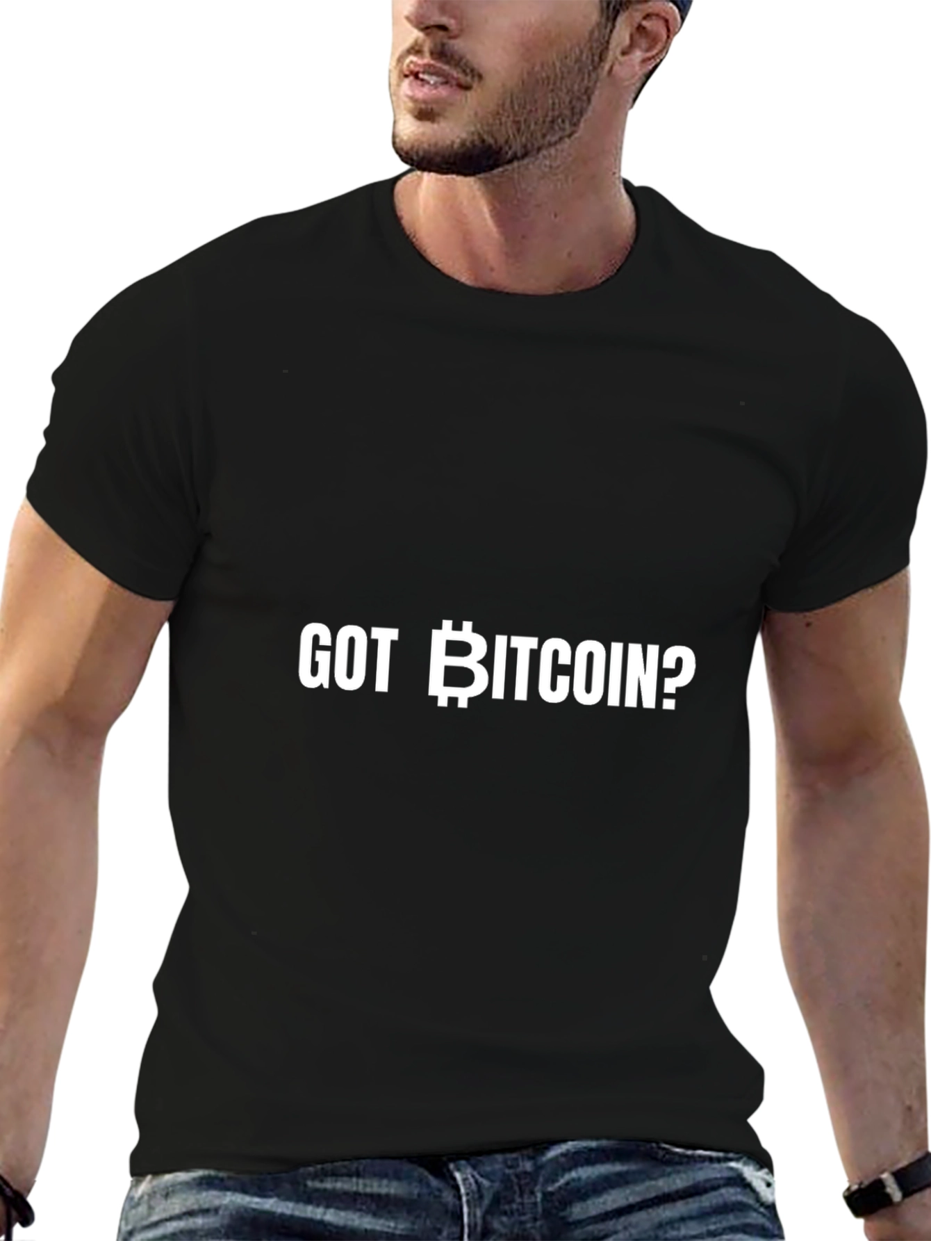Got Bitcoin? Crypto Tee - Black Cotton Blend