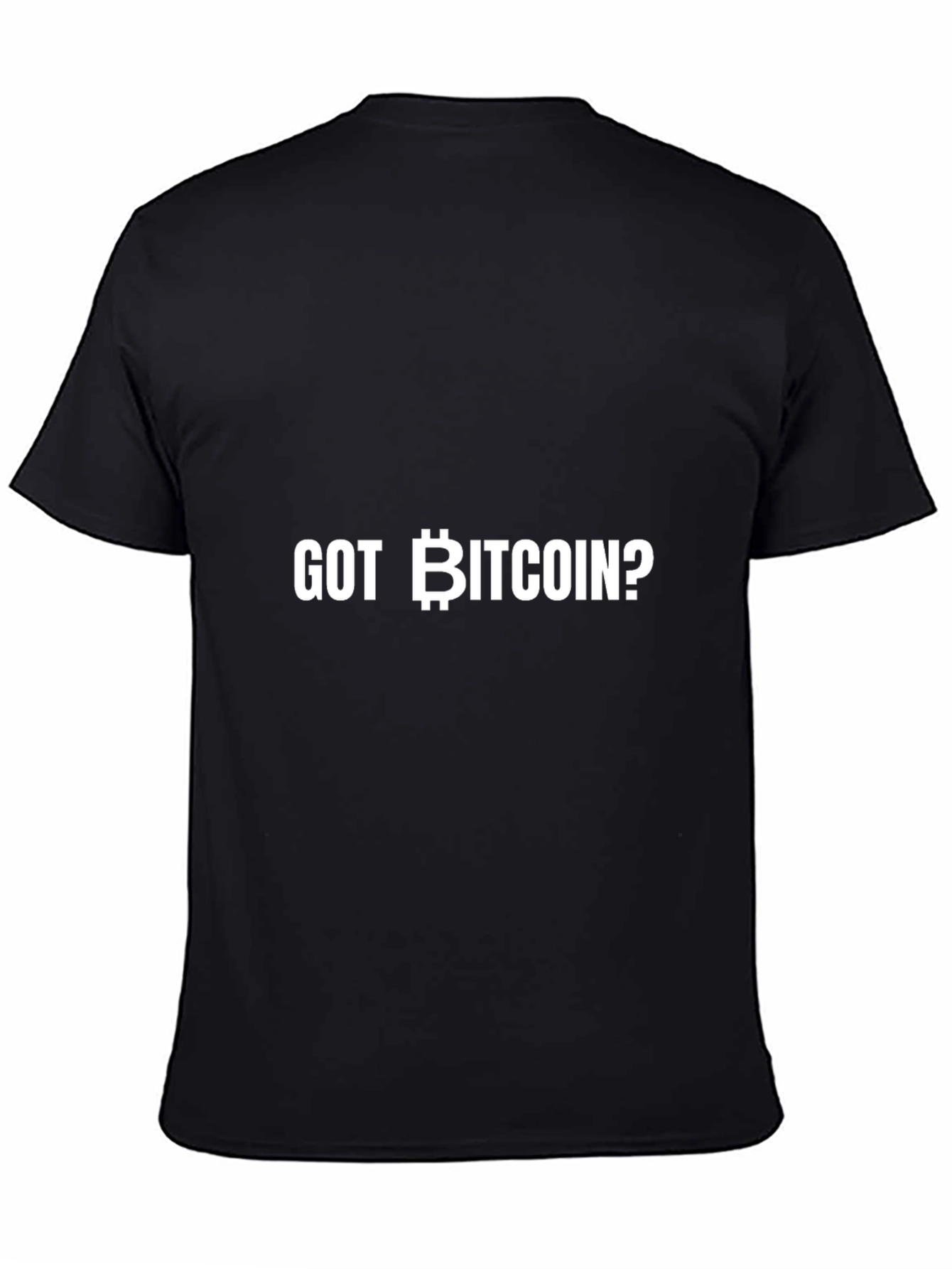 Got Bitcoin? Crypto Tee - Black Cotton Blend