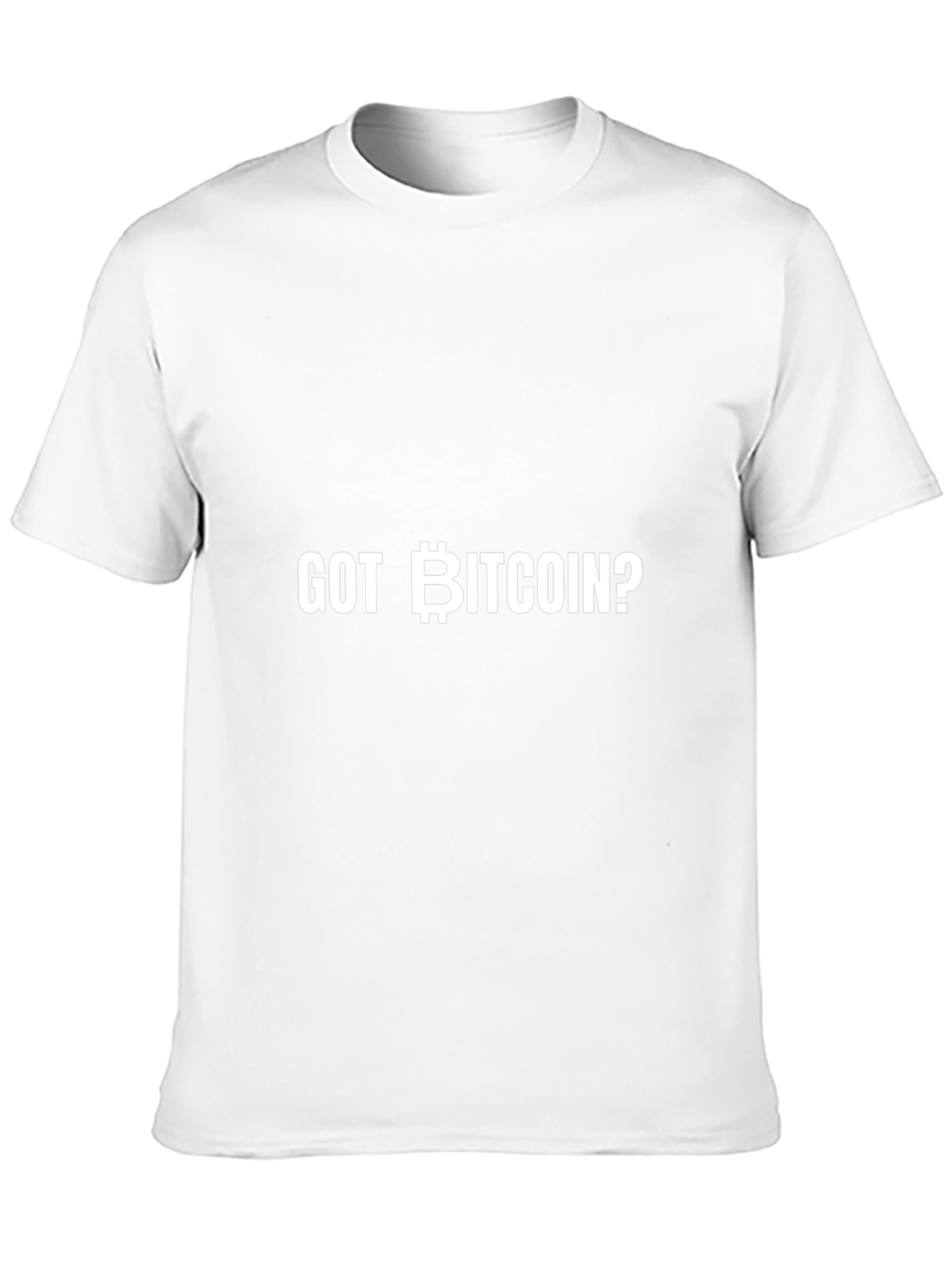 Got Bitcoin? Crypto Tee - Black Cotton Blend
