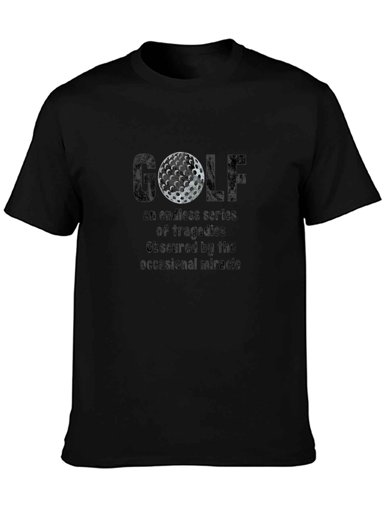 Golf Tragedy Miracle T-Shirt