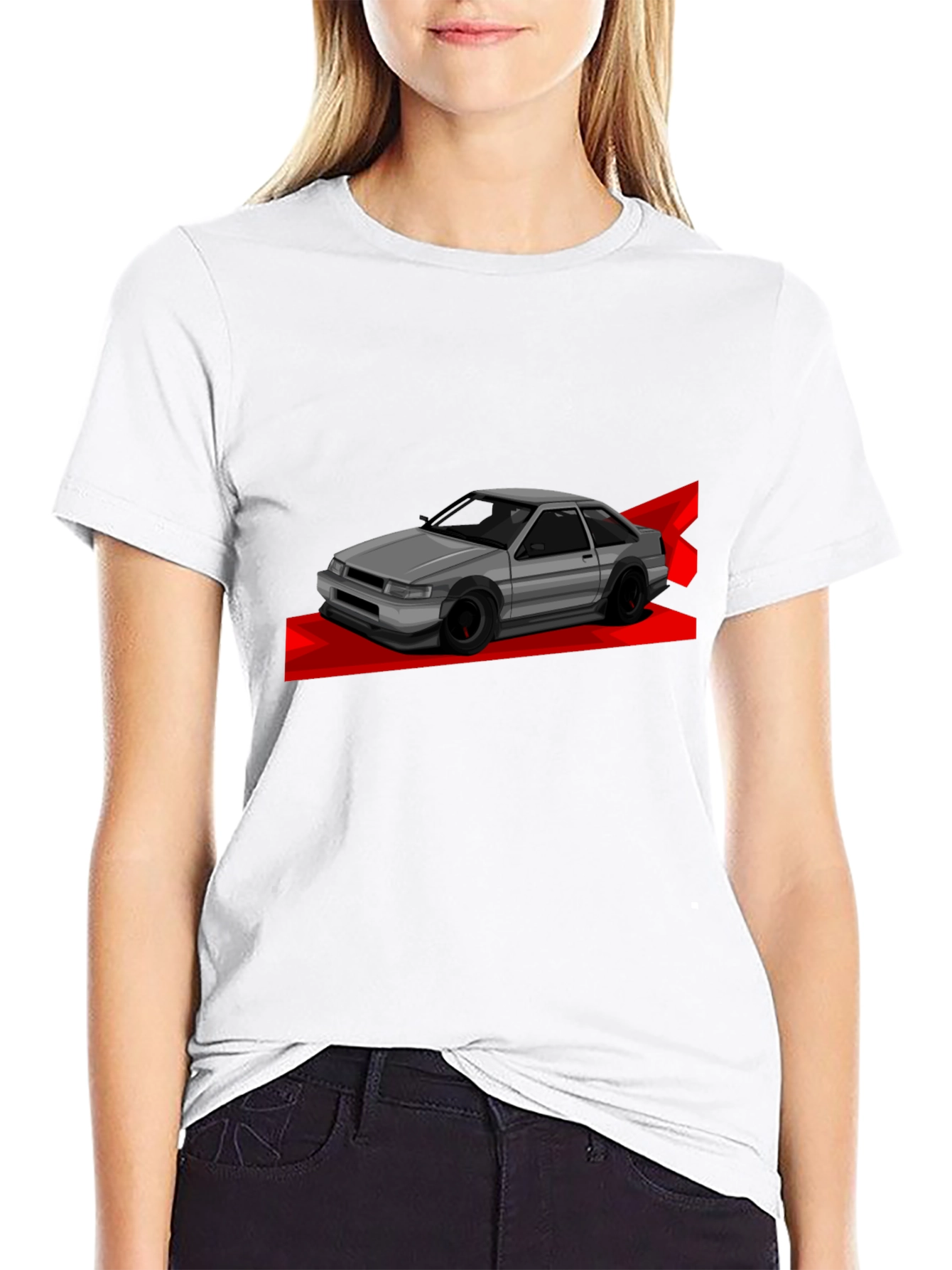 JDM Car Graphic T-Shirt - Black Cotton Tee