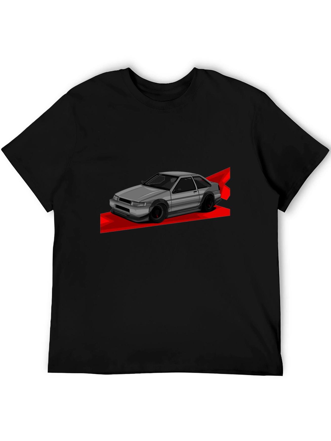 JDM Car Graphic T-Shirt - Black Cotton Tee