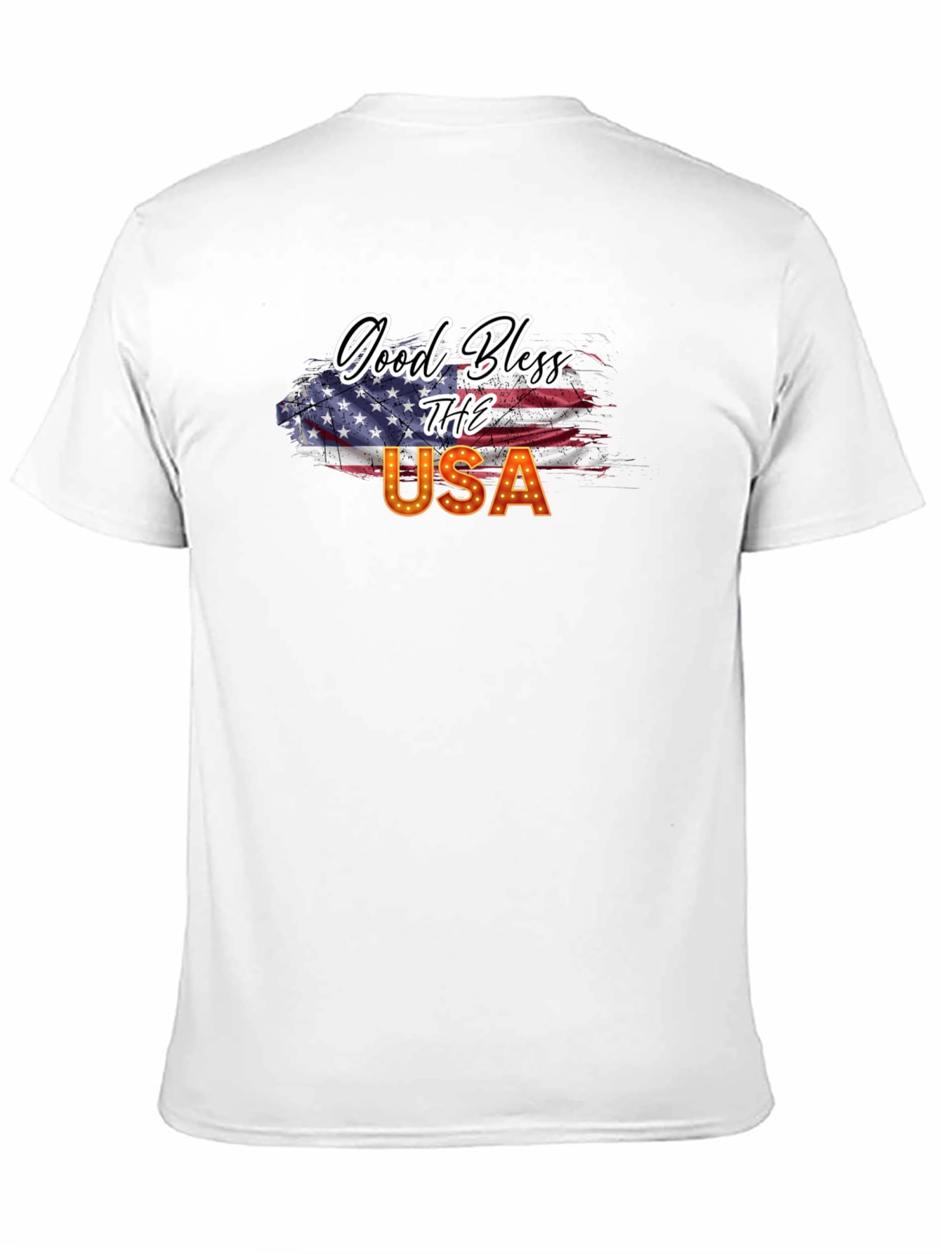 Good Bless USA American Flag T-Shirt