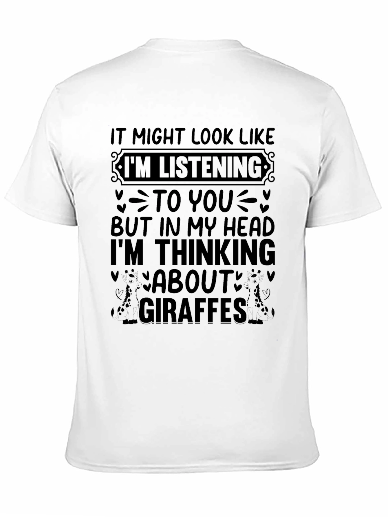 Giraffe Lover Tee - Funny Novelty T-Shirt