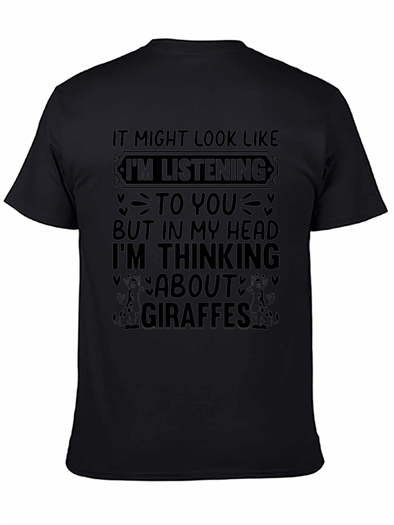 Giraffe Lover Tee - Funny Novelty T-Shirt