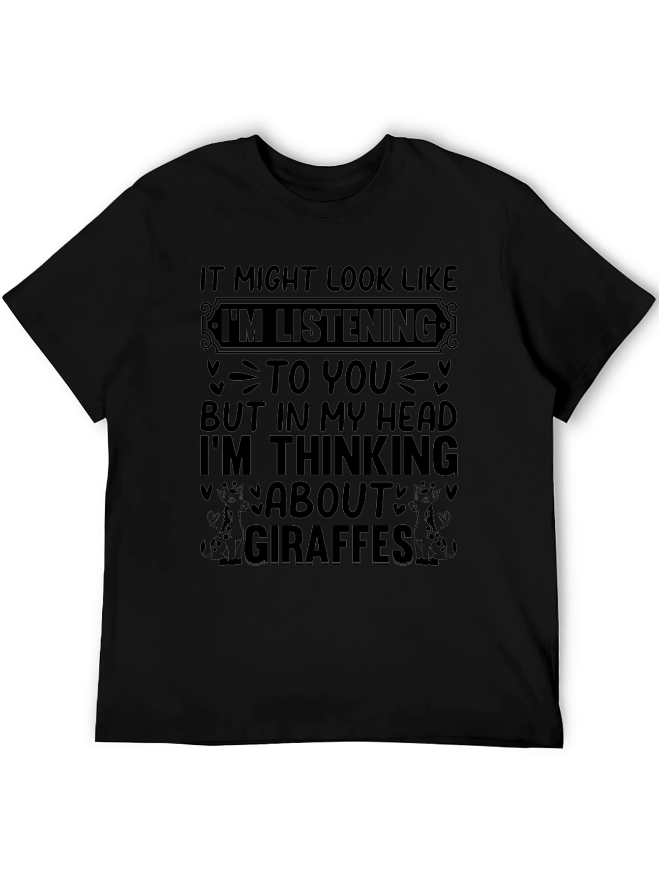 Giraffe Lover Tee - Funny Novelty T-Shirt