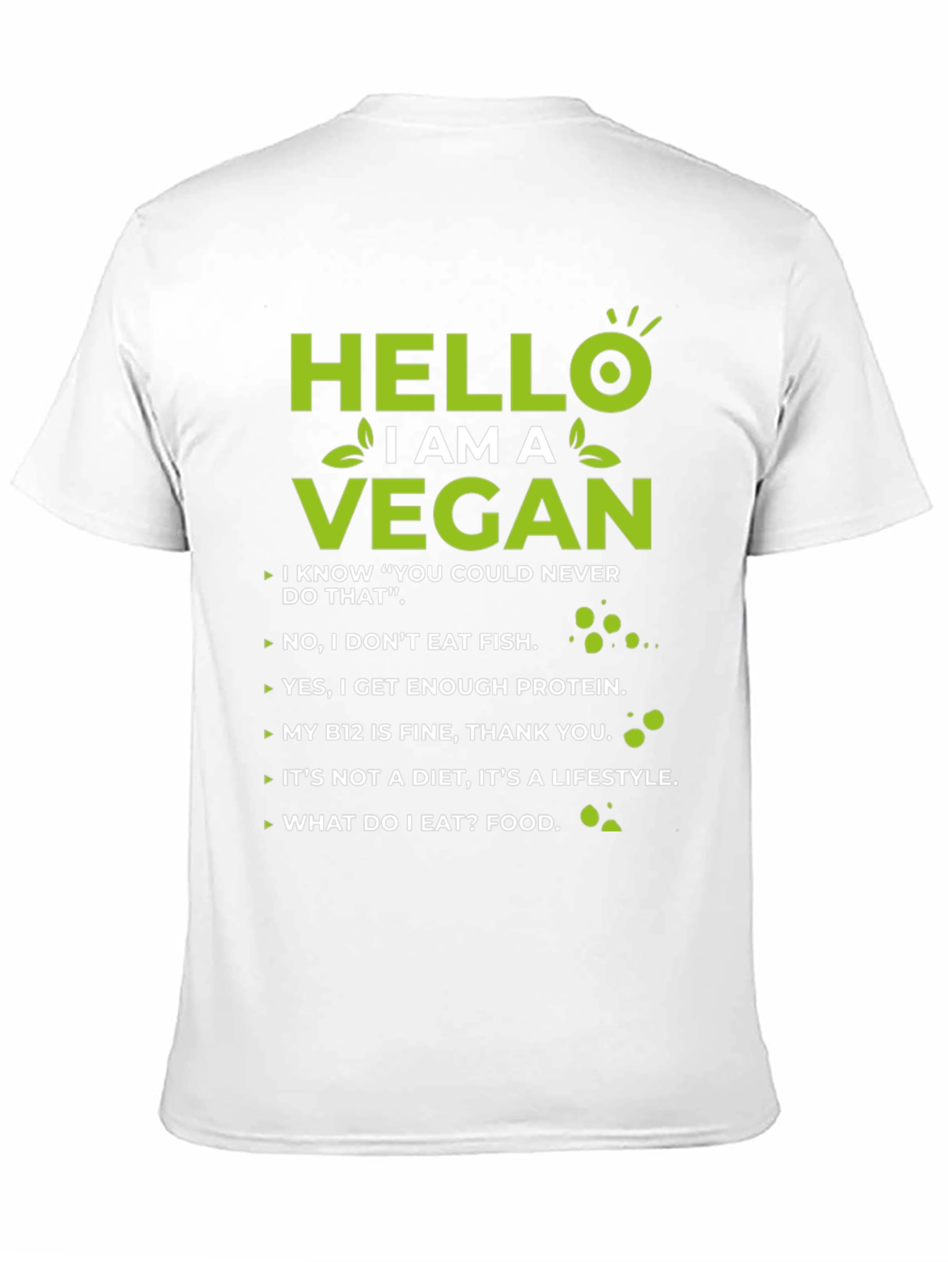 Hello I am A Vegan T-Shirt