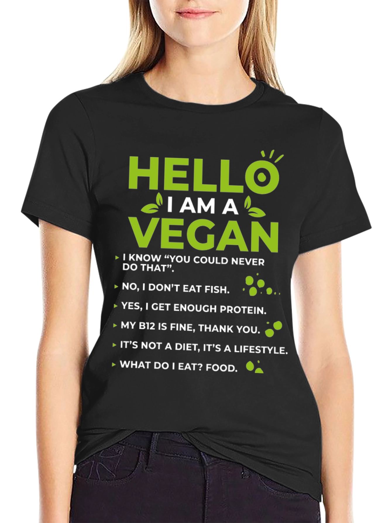 Hello I am A Vegan T-Shirt