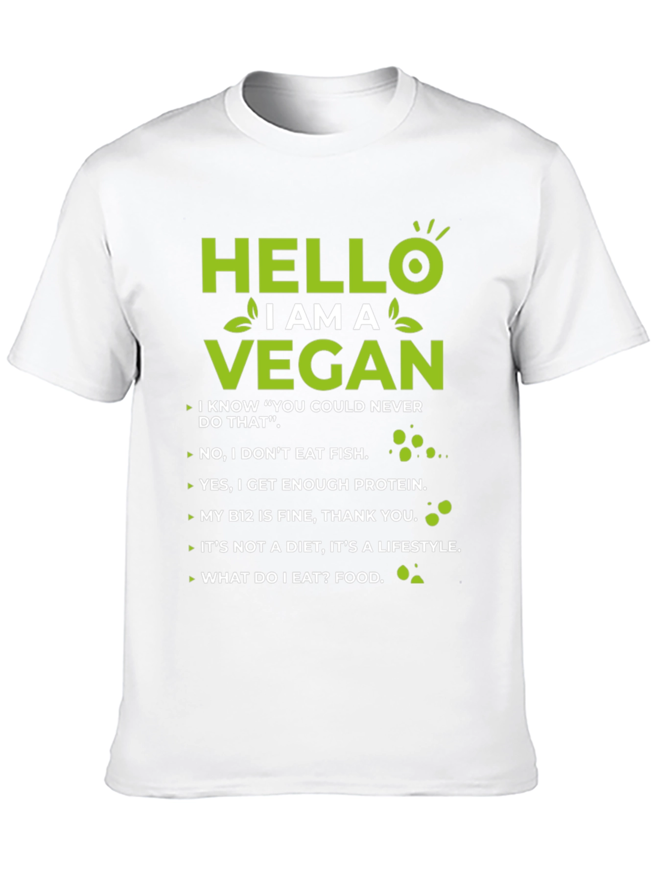 Hello I am A Vegan T-Shirt