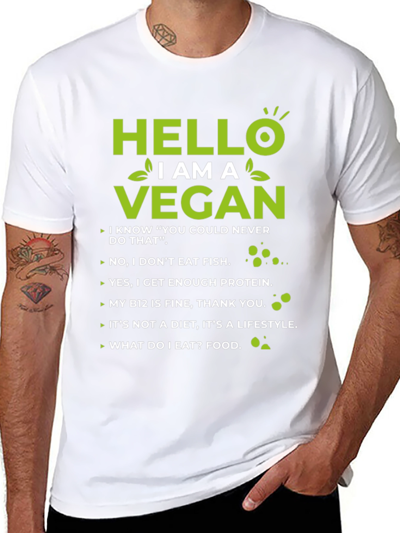 Hello I am A Vegan T-Shirt