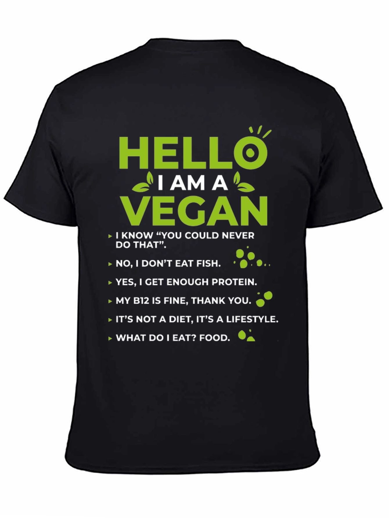 Hello I am A Vegan T-Shirt