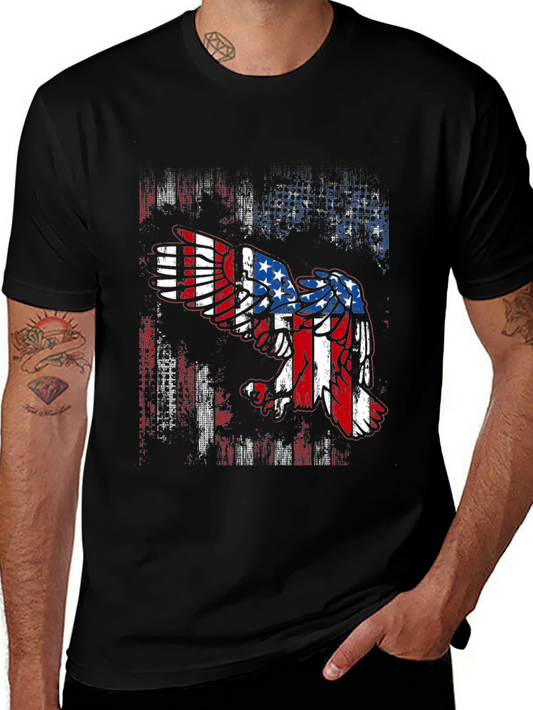 American Flag Eagle Graphic Tee