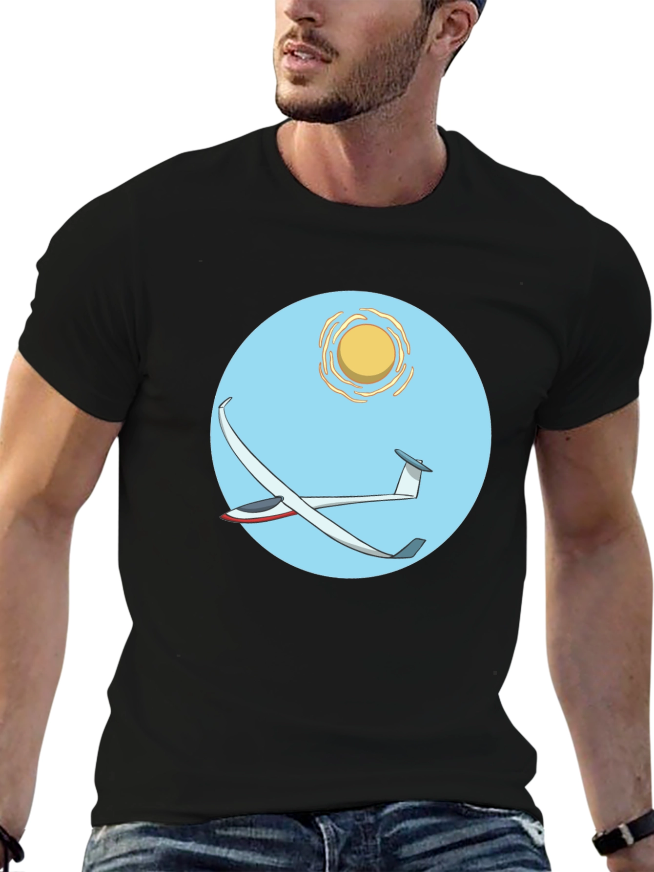 Glider T-Shirt: Sky High Style