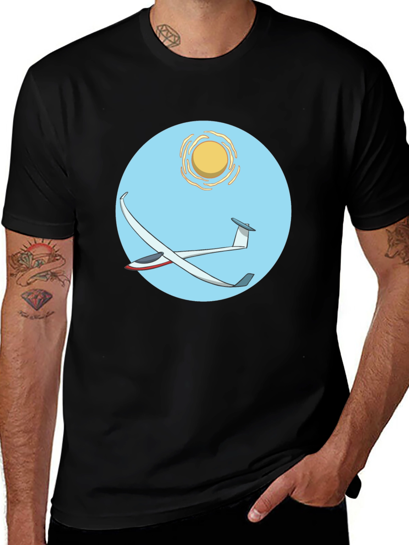 Glider T-Shirt: Sky High Style