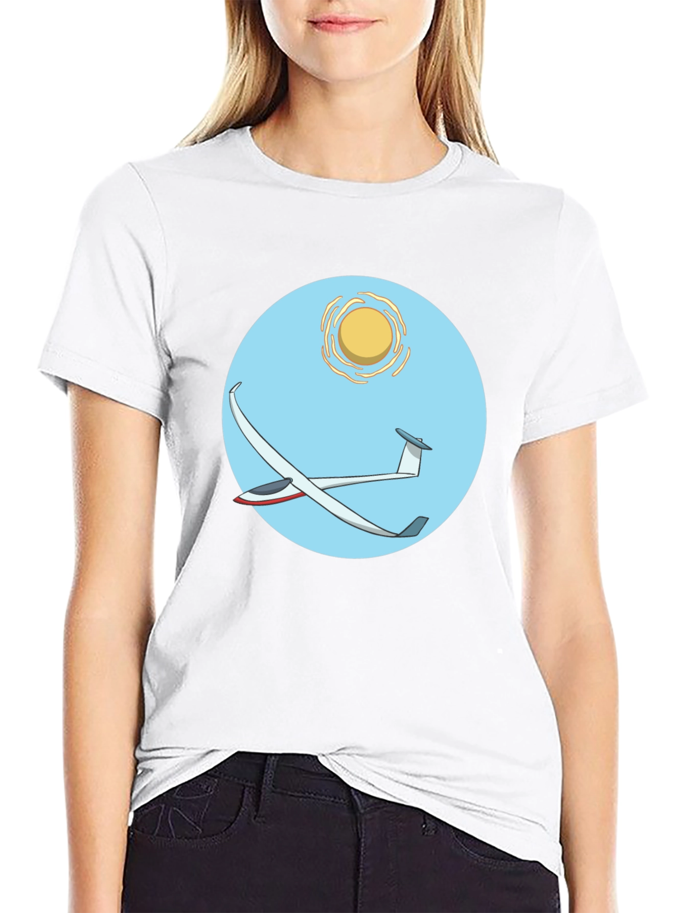 Glider T-Shirt: Sky High Style