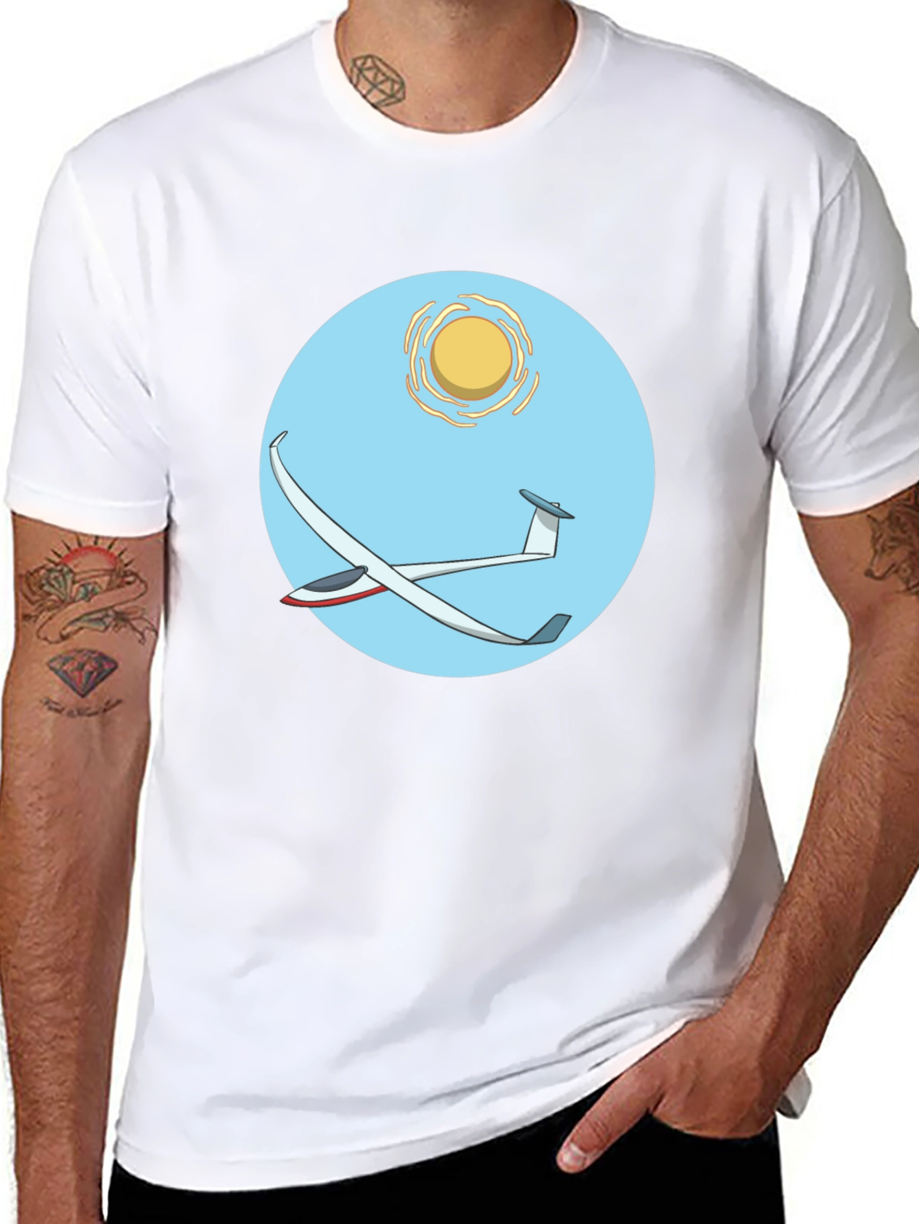 Glider T-Shirt: Sky High Style