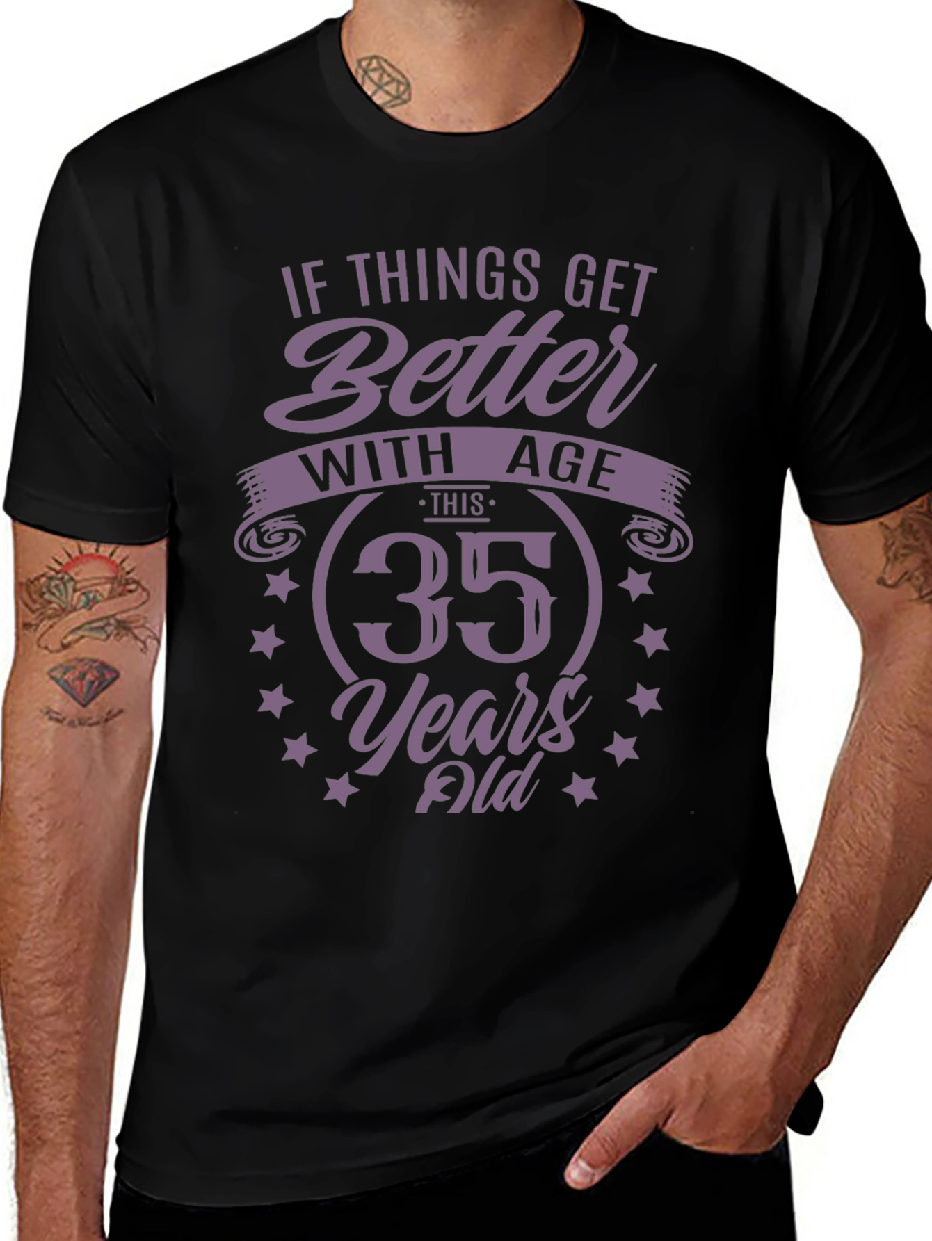 35 Years Old Birthday Graphic T-Shirt