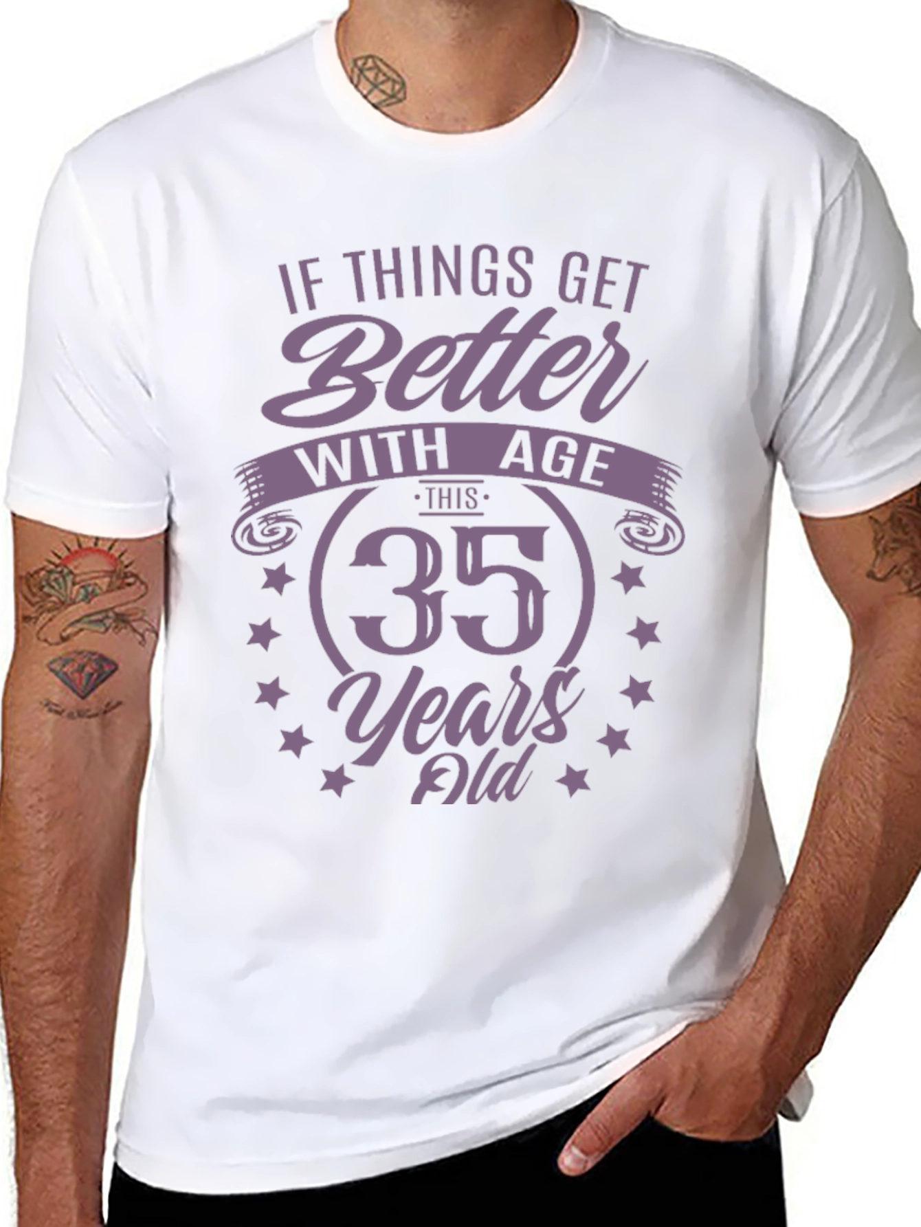 35 Years Old Birthday Graphic T-Shirt