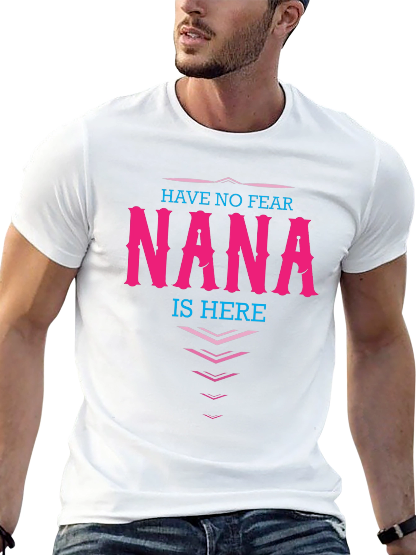 Have No Fear NANA is Here T-Shirt Grandma Gift