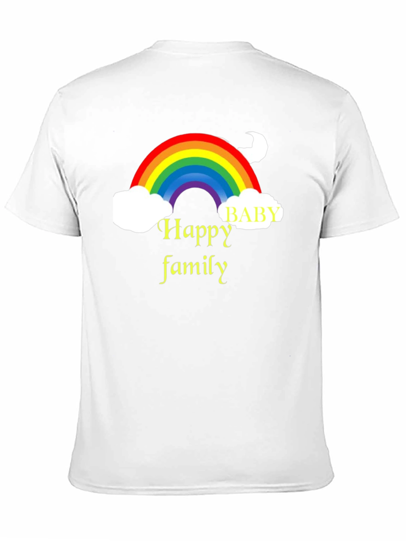Happy Family Rainbow Graphic Tee