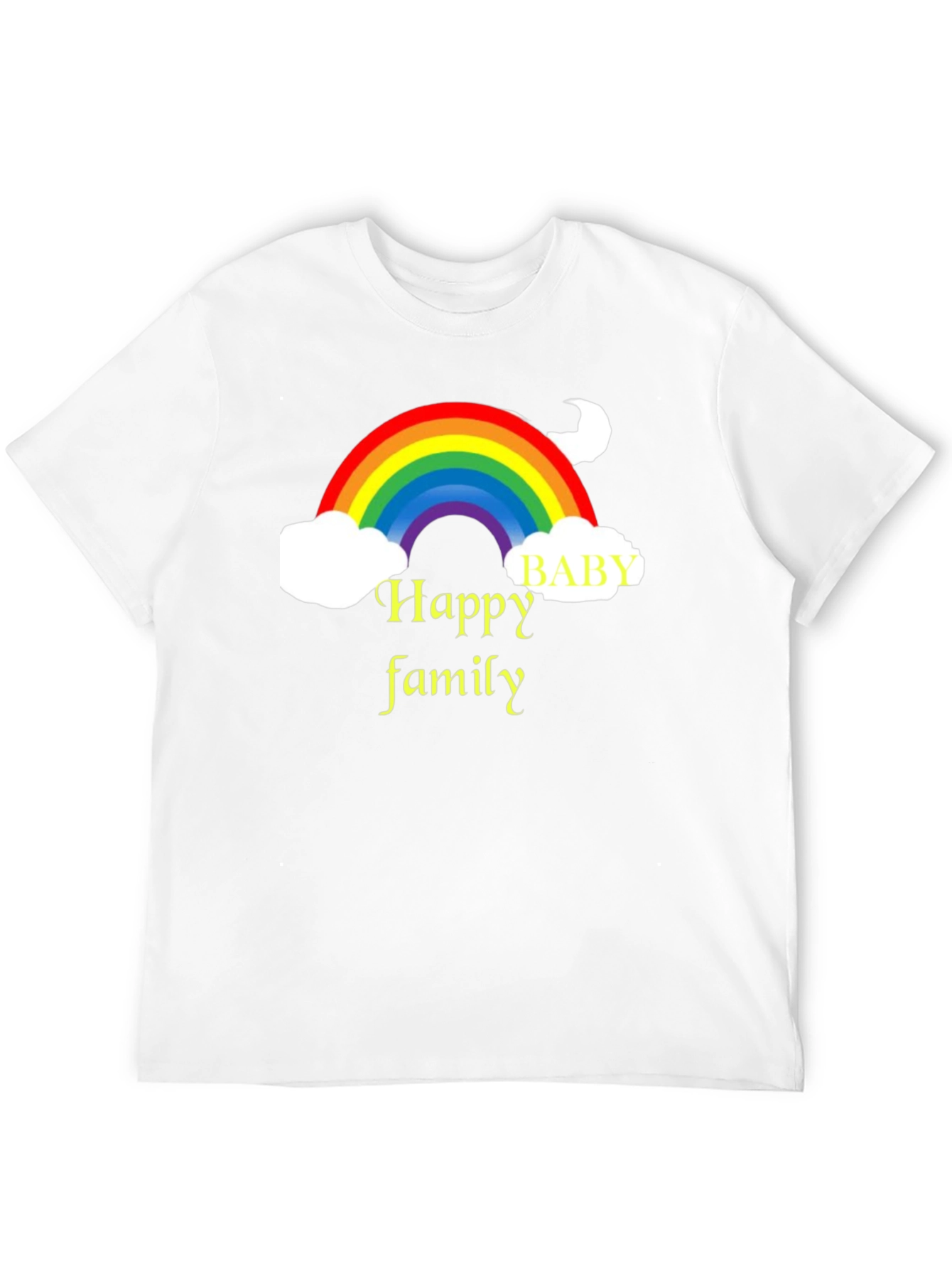 Happy Family Rainbow Graphic Tee