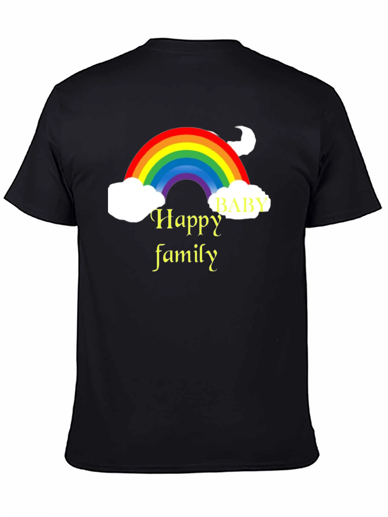 Happy Family Rainbow Graphic Tee