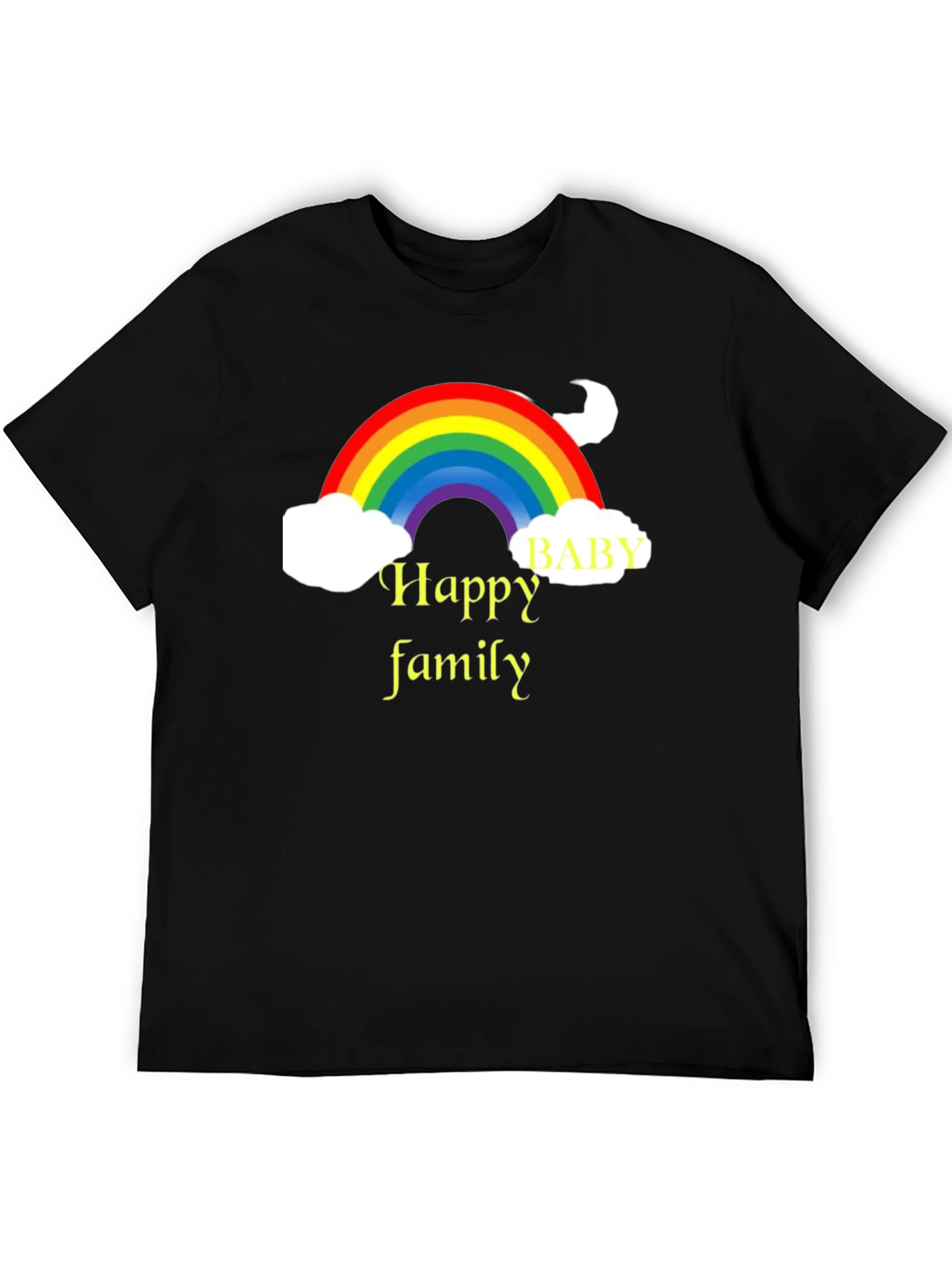 Happy Family Rainbow Graphic Tee