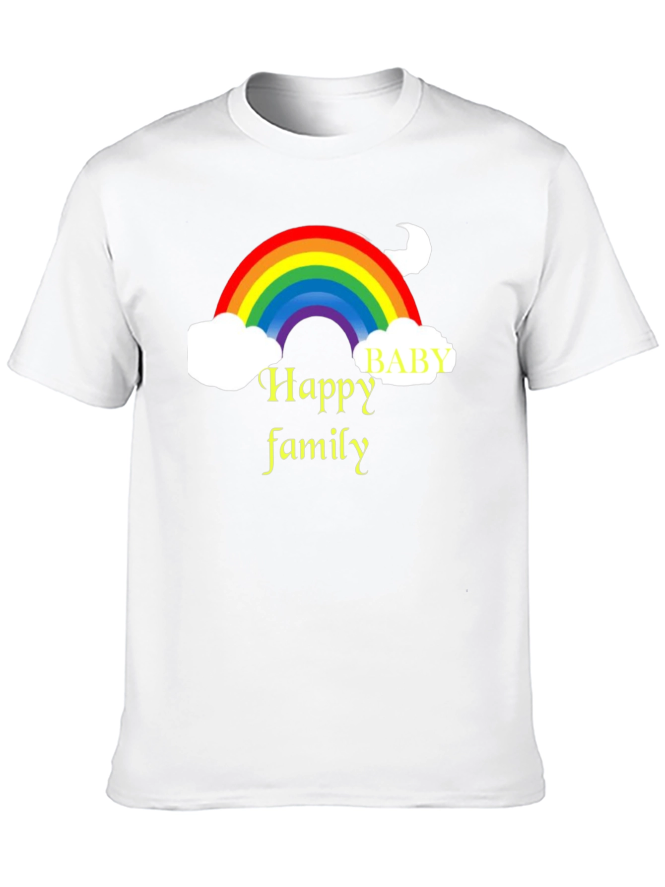 Happy Family Rainbow Graphic Tee