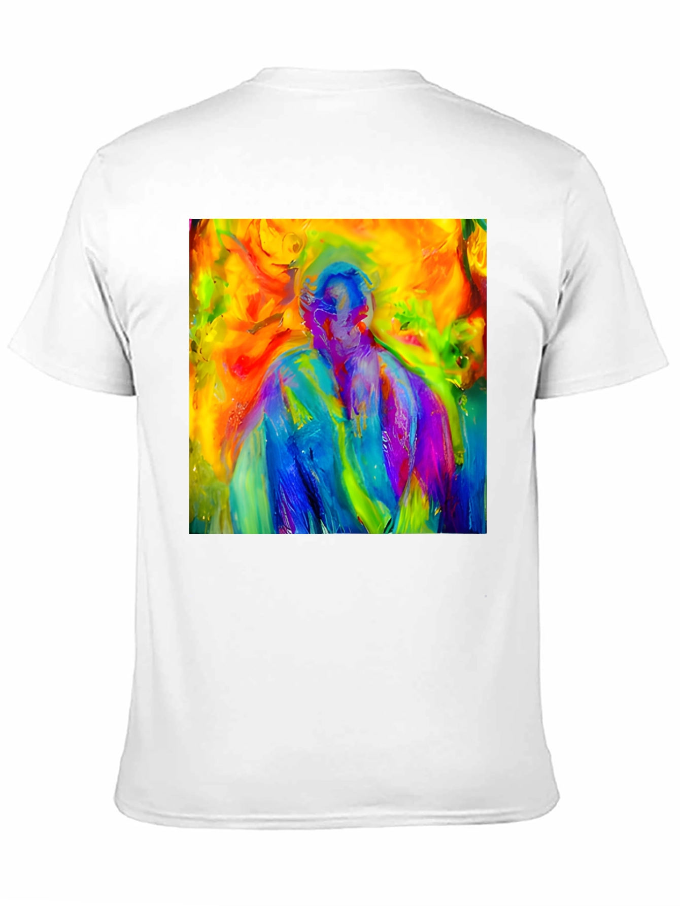 Abstract Art Graphic Black Tee