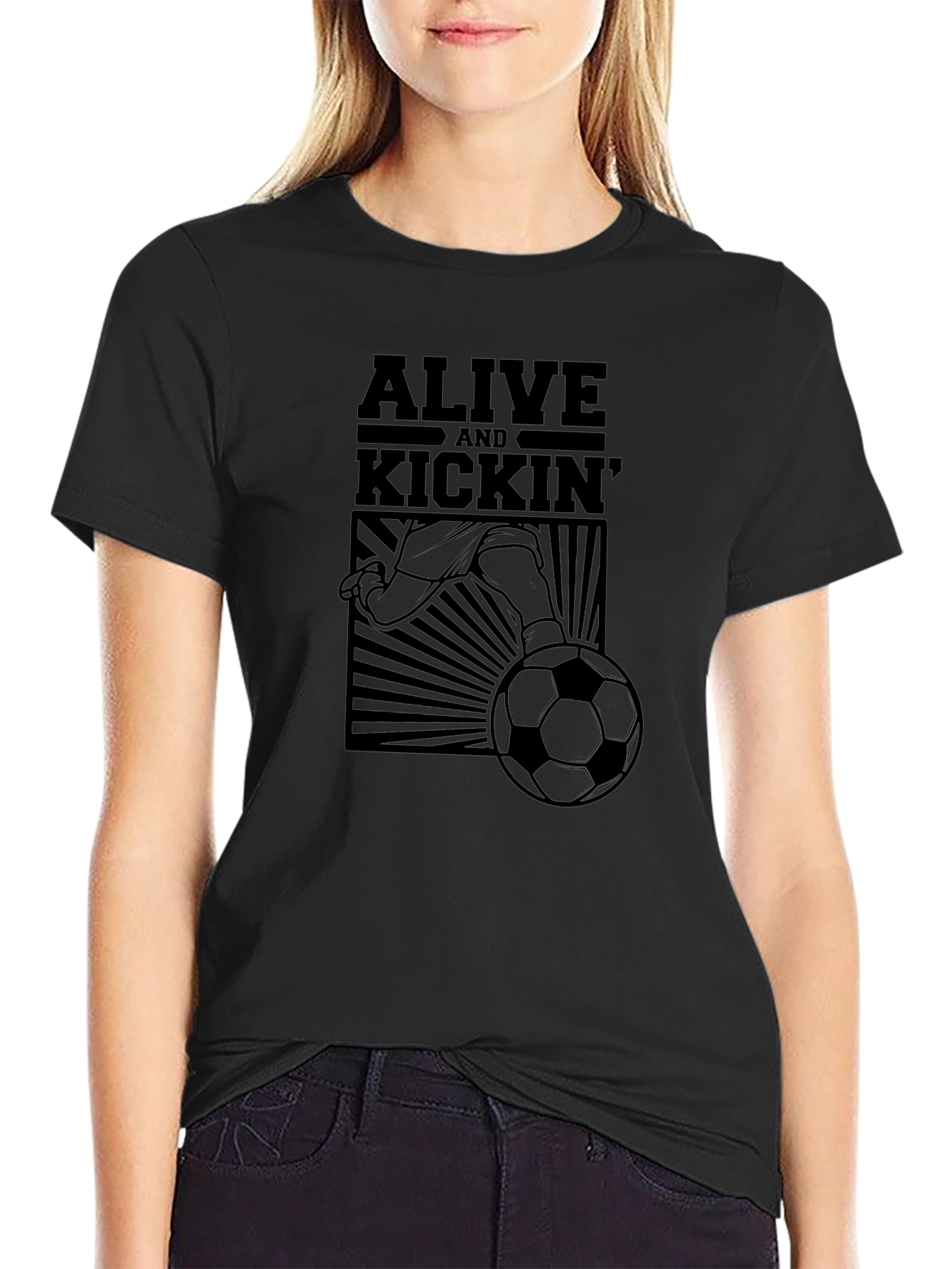 Alive and Kickin Soccer Graphic Tee