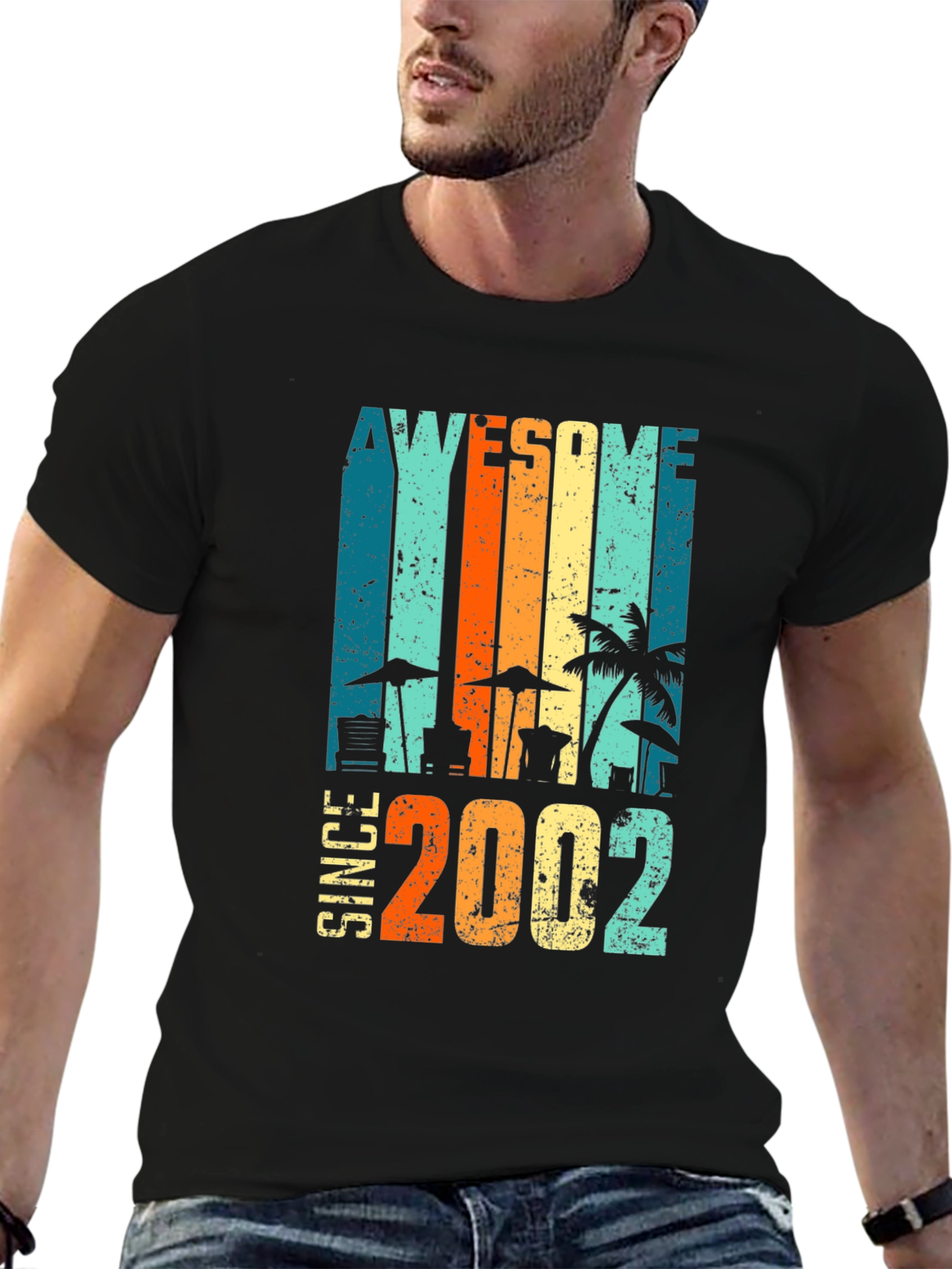Awesome Since 2002 Beach T-Shirt
