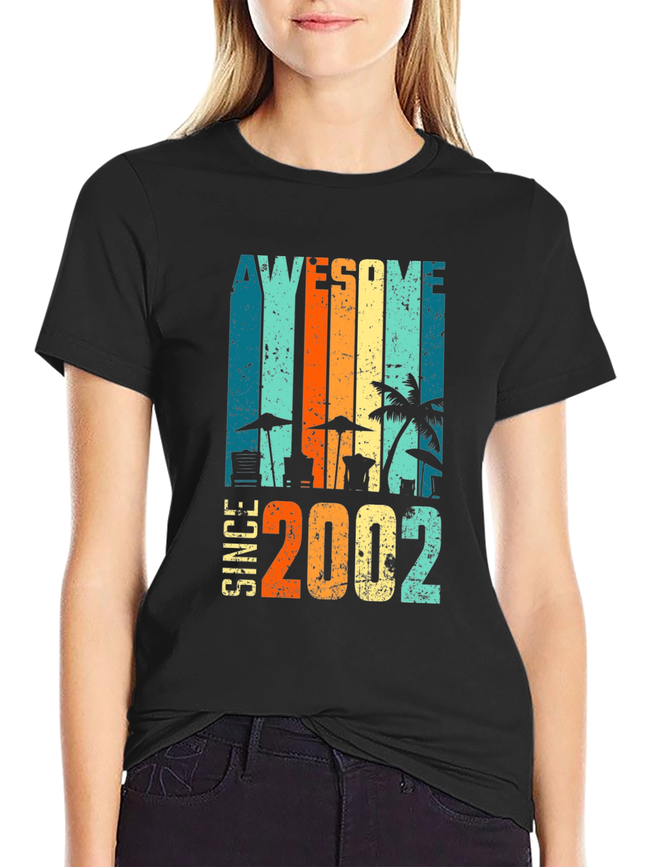 Awesome Since 2002 Beach T-Shirt