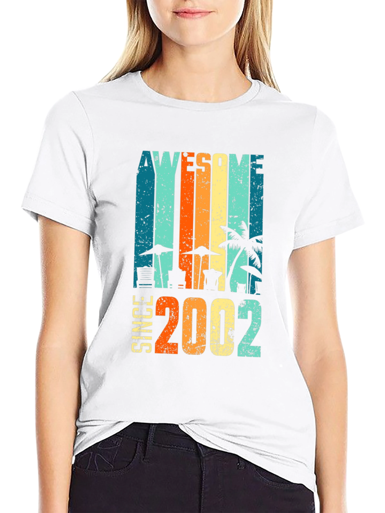 Awesome Since 2002 Beach T-Shirt